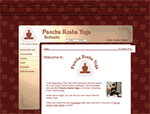 Tablet Screenshot of panchakoshayoga.com